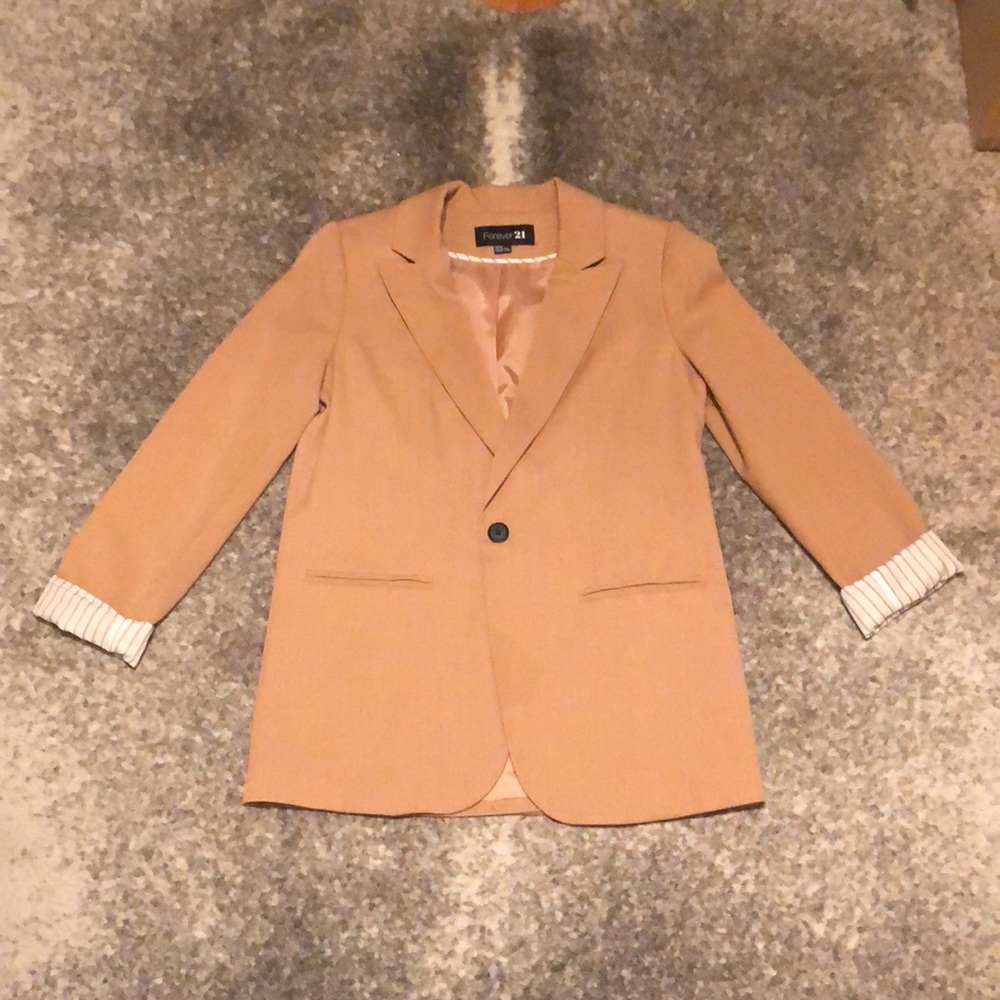 Single button Camel Color Blazer